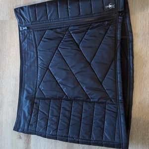 Smartwool quilted skirt, black, M